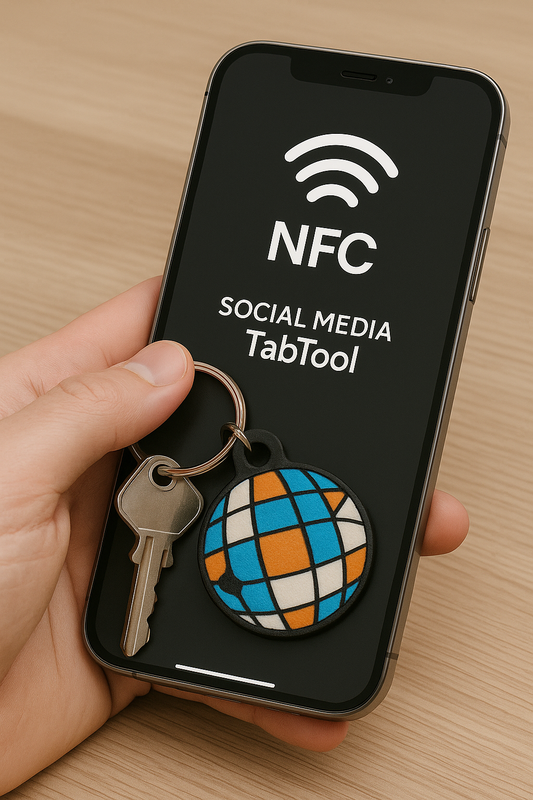 NFC Keychain Disco – Scan me, Baby!