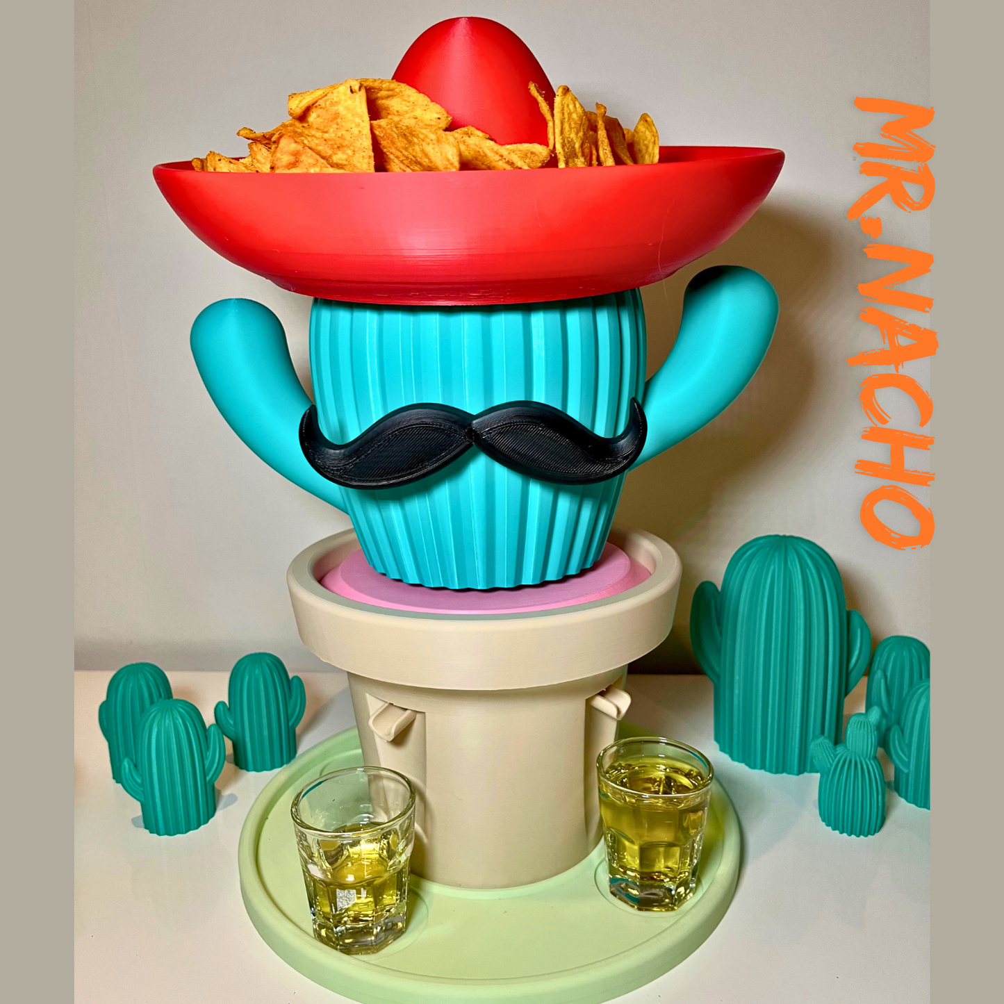 🌵 Mr. Nacho – Dein Party-Kaktus für Schnaps & Stimmung! Must-Have für jede Fiesta