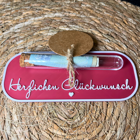 Wunscherfüller – Geldgeschenk mit Herz