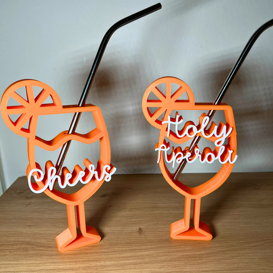 Holy Aperoli! Sommer-Set mit Glashaltern – Cheers & Aperol-Style für deinen Drink
